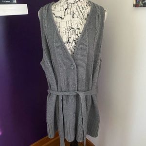 Lane Bryant sleeveless sweater